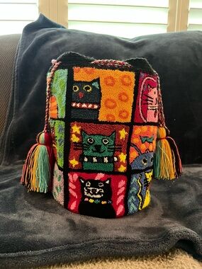 Colorful Wayuu Hand crafted crossbody bag